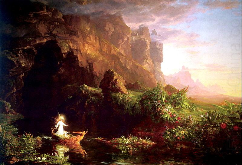 Thomas Cole Voyage of Life Childhood china oil painting image